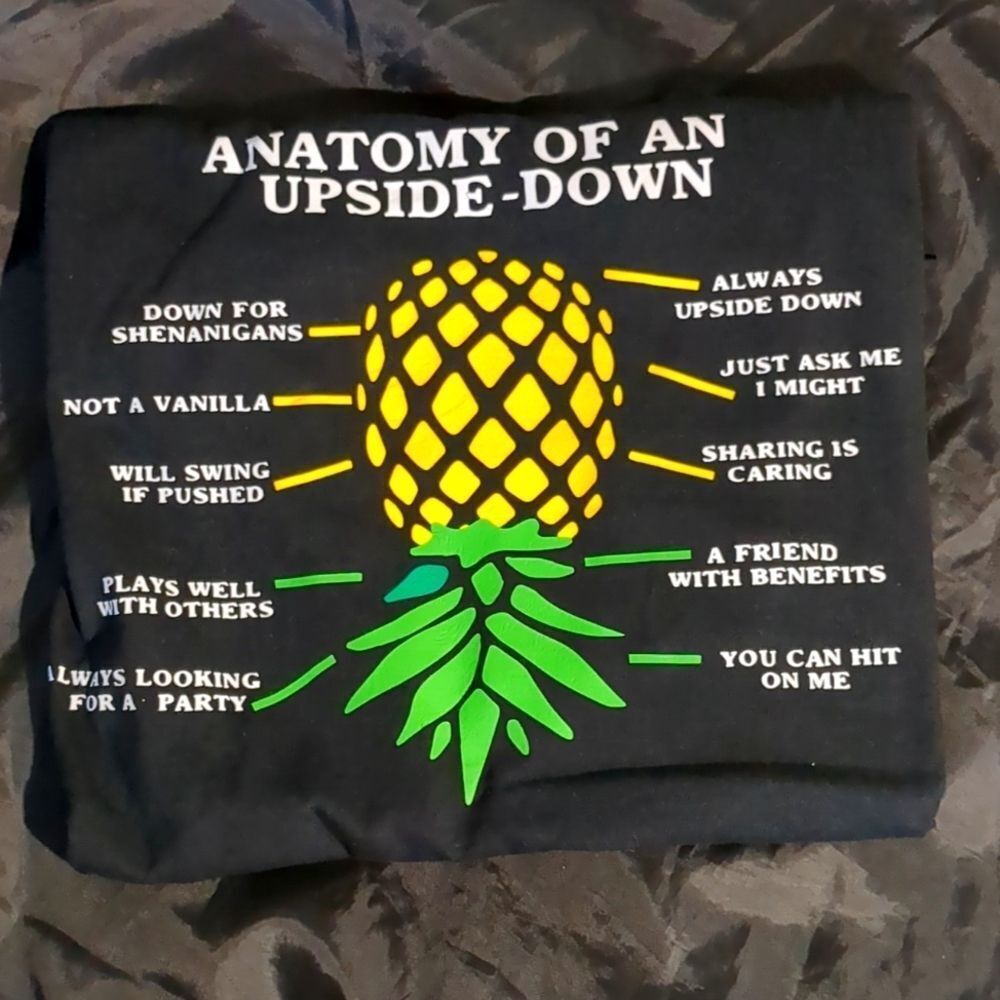 Anatomy of an upside-down pineapple tee